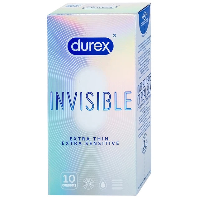 Bao cao su Durex Invisible- mỏng như không thấy